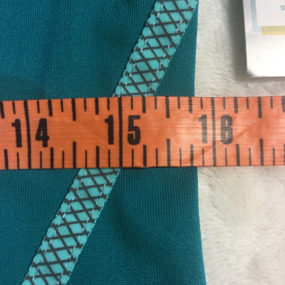 ⭐️ Old Navy Teal Active Wear 3/4 Zip Hoodie with Pockets - Picture 10 of 13